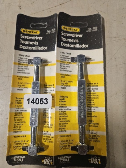 General Screwdriver - 2 Qty