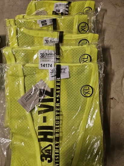 3a Hi-viz Safety Vest - 5qty