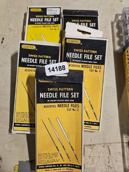 General Swiss Pattern Needle File Set - 5 Qty