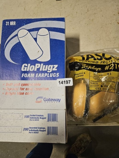 Gloplugz Foam Earplugs & Jasco Ear Protective