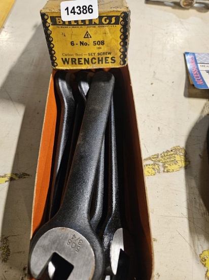 Billings Open End Wrench - Box Full