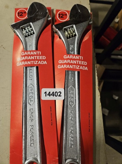 Irega 12" Adjustable Wrench - 2 Qty