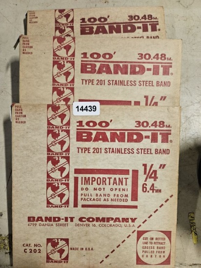 Band-it Stanless Steel Band - 3qty