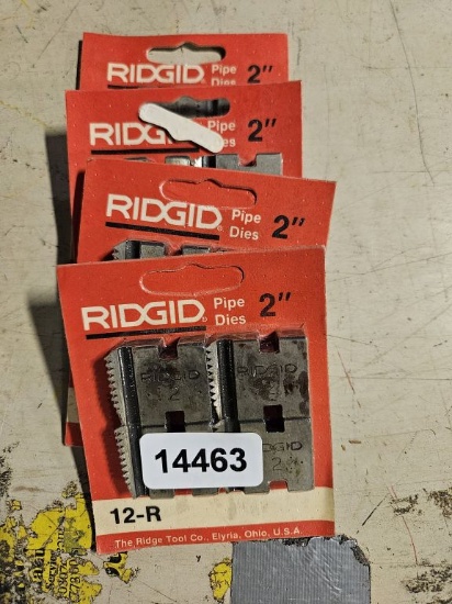 Ridgid Pipe Dies 2" - 4 Qty