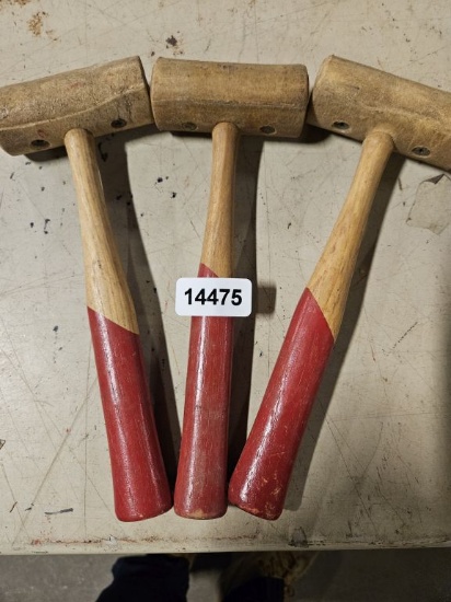 Rawhide Mallets - 3 Qty