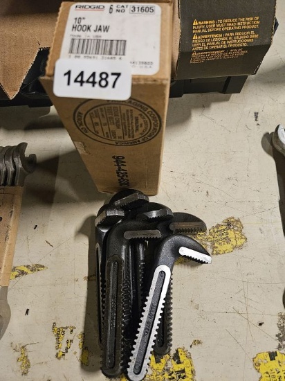 Ridgid 10" Hook Jaw - 6 Qty