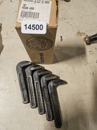 Ridgid 10" Hook Jaw - 5 Qty