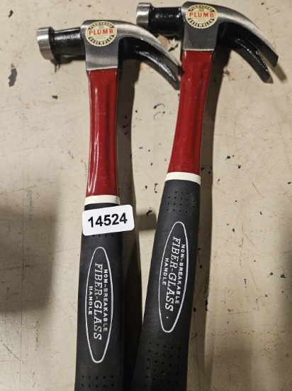 Plumb Fiberglass Handle Hammer - 2 Qty