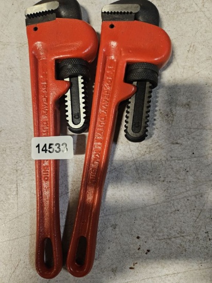 Pipe Wrench 10" - 2 Qty