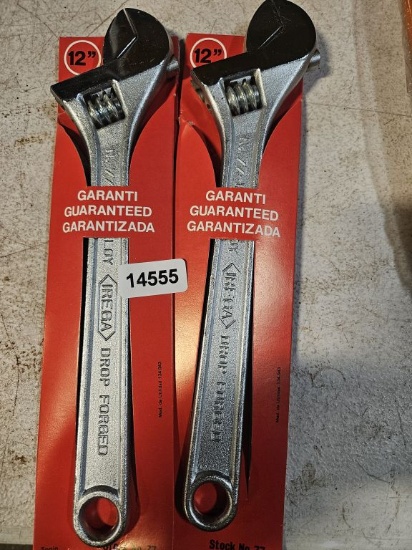 Irega 12" Adjustable Wrench - 2 Qty