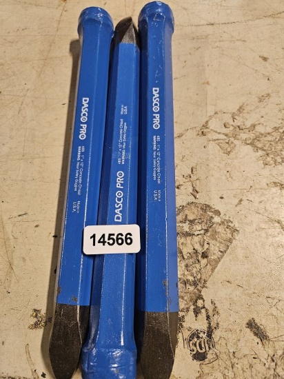 Dasco Pro 1"x12" Concrete Chisel - 3qty