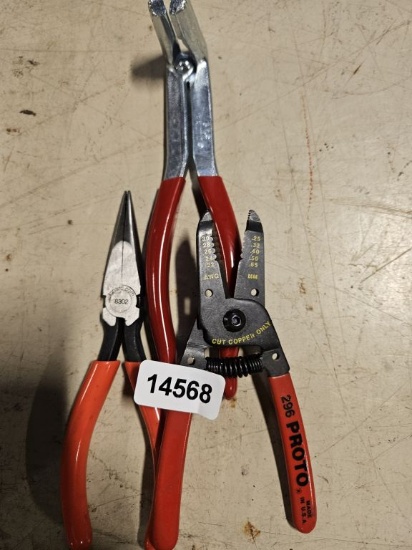 Variety Of Pliers - 3 Qty