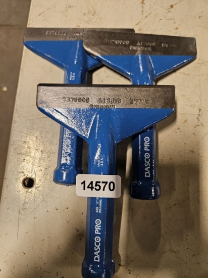 Dasco Pro 5" Brick Chisel -3qty