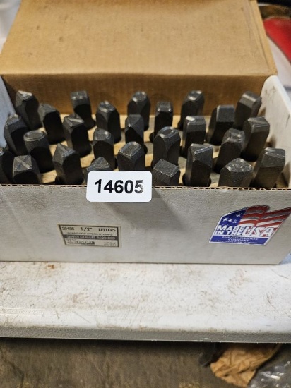Hanson 1/2" Letters Standard Steel Stamps