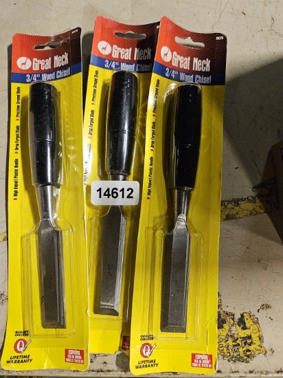 Great Neck Wood Chisel - 3qty