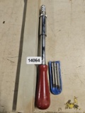 Vintage Ratched Screwdriver With Bits