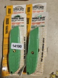 Tehni Edge Saddle Back Heavy Duty Utility Knife - 4qty