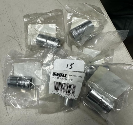 Dewalt Shortwell Sockets