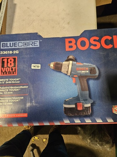 Bosch 18v Cordless Brute Tough 1/2" Drill