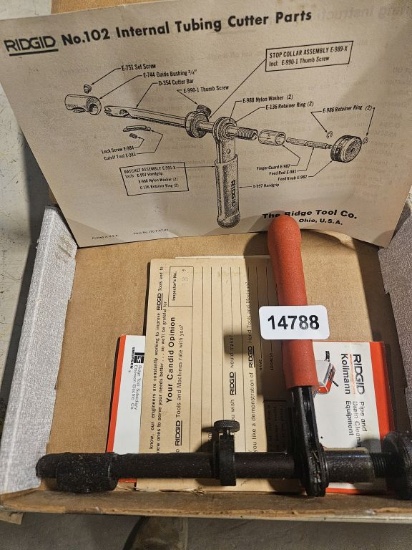 Ridgid #102 Internal Tubing Cutter Parts