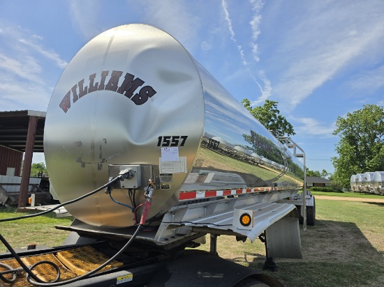 2015 Walker Stainless Steel Food Grade Tanker