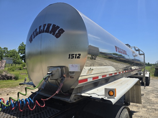 2015 Walker Stainless Steel Food Grade Tanker