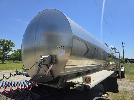 2014 Walker Stainless Steel Food Grade Tanker