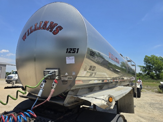 2012 Walker Stainless Steel Food Grade Tanker