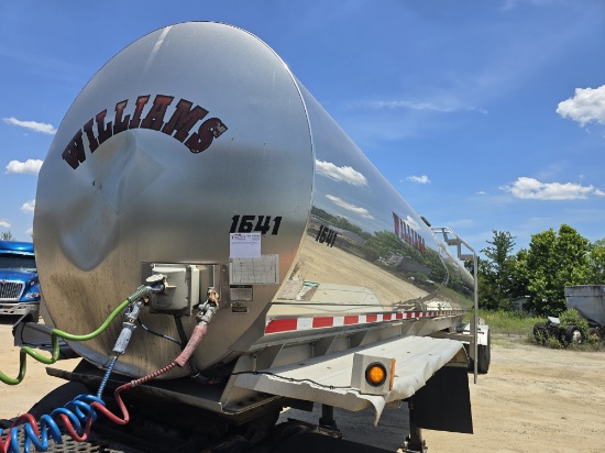 2016 Walker Stainless Steel Food Grade Tanker