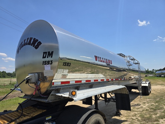 2015 Walker Stainless Steel Food Grade Tanker
