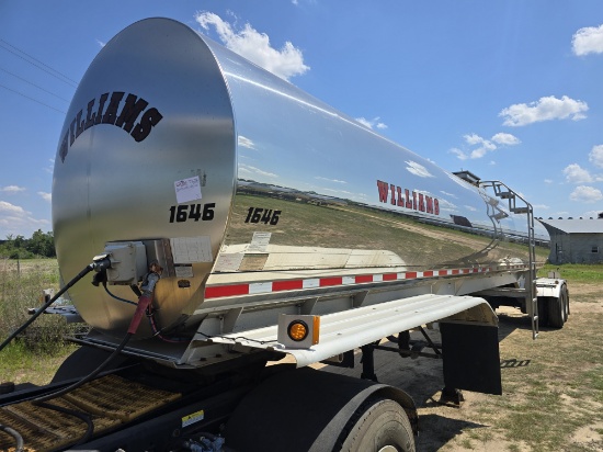 2016 Walker Stainless Steel Food Grade Tanker