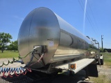 2014 Walker Stainless Steel Food Grade Tanker