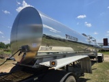 2010 Walker Stainless Steel Food Grade Tanker