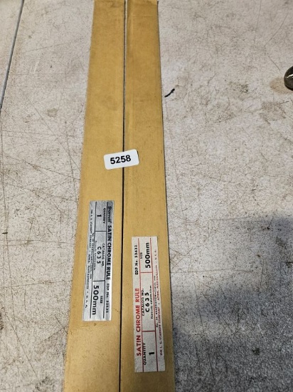Starrett Satin Chrome Rule