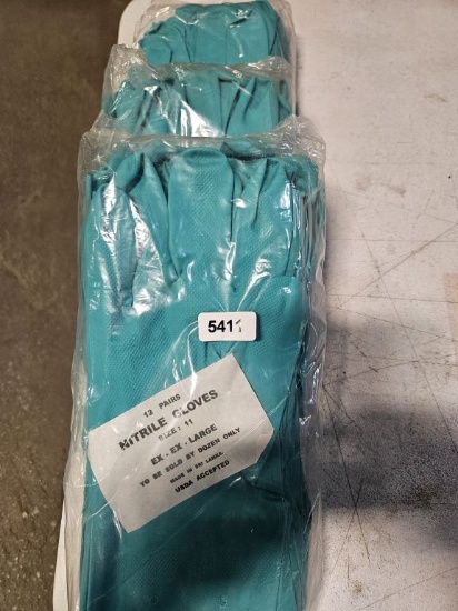Blue Work Gloves
