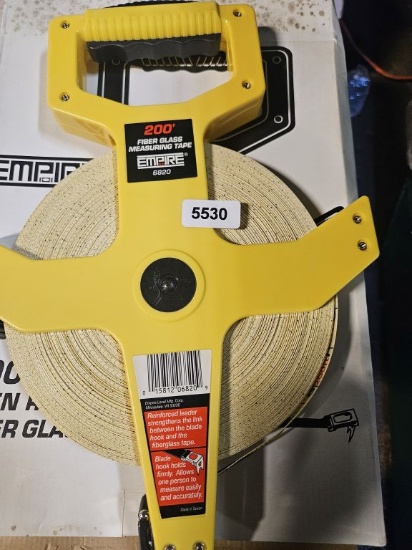Empire 200' Fiber Glass Measuring Tape