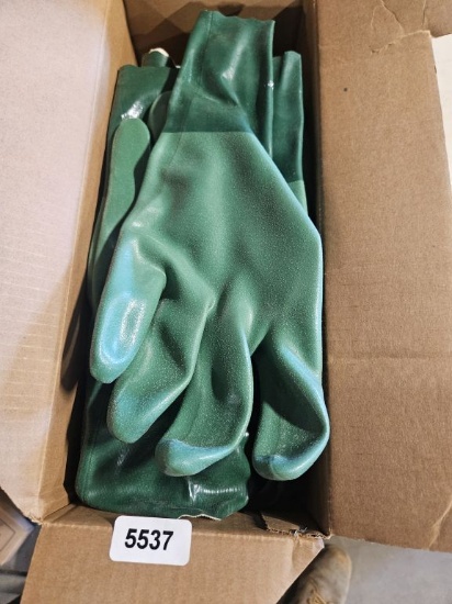 Green Work Gloves