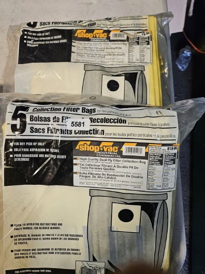 Shop Vac Collection Filter Bags