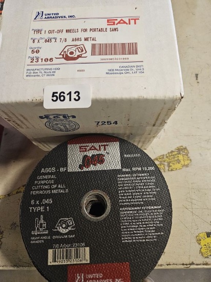 Sait Type 1 Cut-off Wheels For Portable Saw