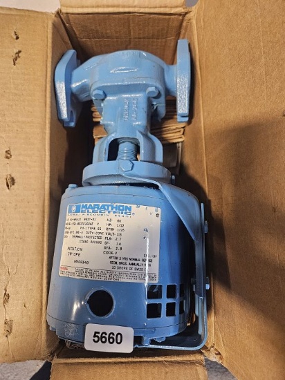 Marathon Electric Model Yqj48s17d10226f Pump Motor