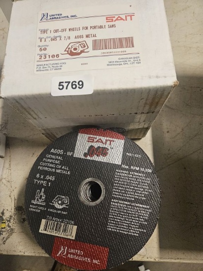 Sait Type 1 Cut-off Wheels For Portable Saw