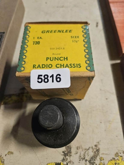 Greenlee Radio Chassis Punch