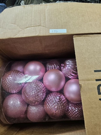 Pink Christmas Ornaments