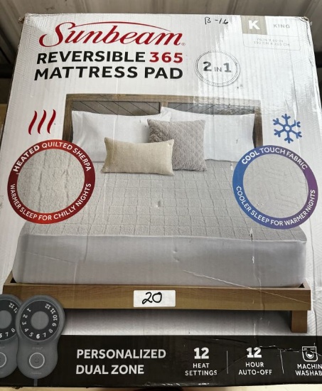 Sunbeam Reversible Heated Mattress Pad Damage