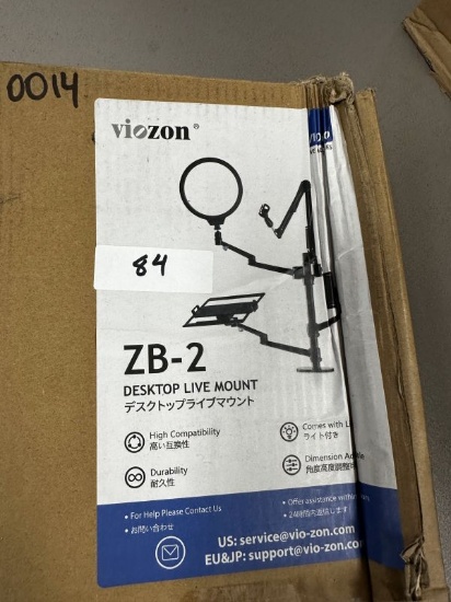 Viozin Podcast Desk Equipment