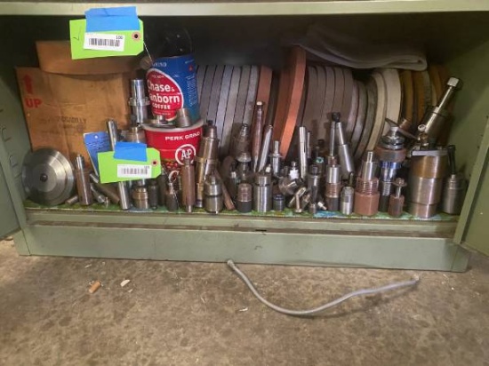 Tooling Assortment â€“ Grinding Wheels, Lathe Chucks