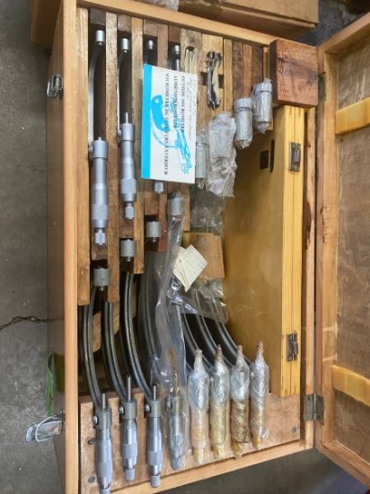 Bore Gage Set with Micrometer and Dial Indicator