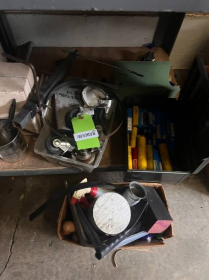 Tool & Hardware Assortment : Casters, Cutters, Metal, Shelving