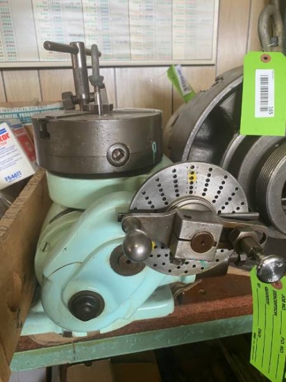 Dividing Head with Chuck & Index Plate