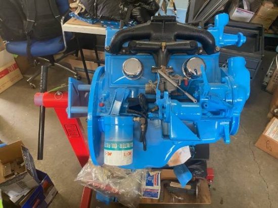 Rebuilt Engine with Spark Timing Plate